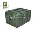 Caixa logística dura do equipamento impermeável plástico verde resistente durável com punho